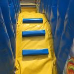 Stairs from an inflatable bounce house