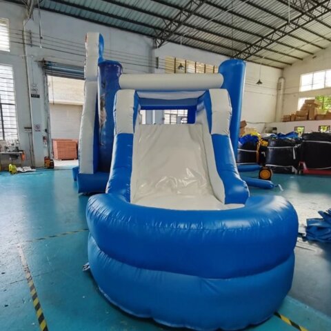 Frozen inflatable bounce house with Elsa and Anna